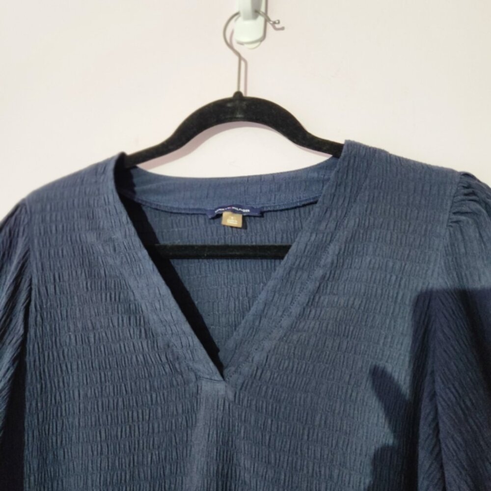 Tommy Hilfiger dress v-neck ruffle - Puff-Sleeve size 6 - Picture 5 of 13